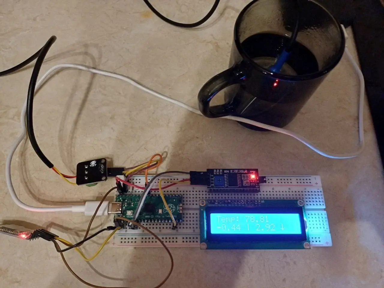 Pico Temperature Logger Screenshot