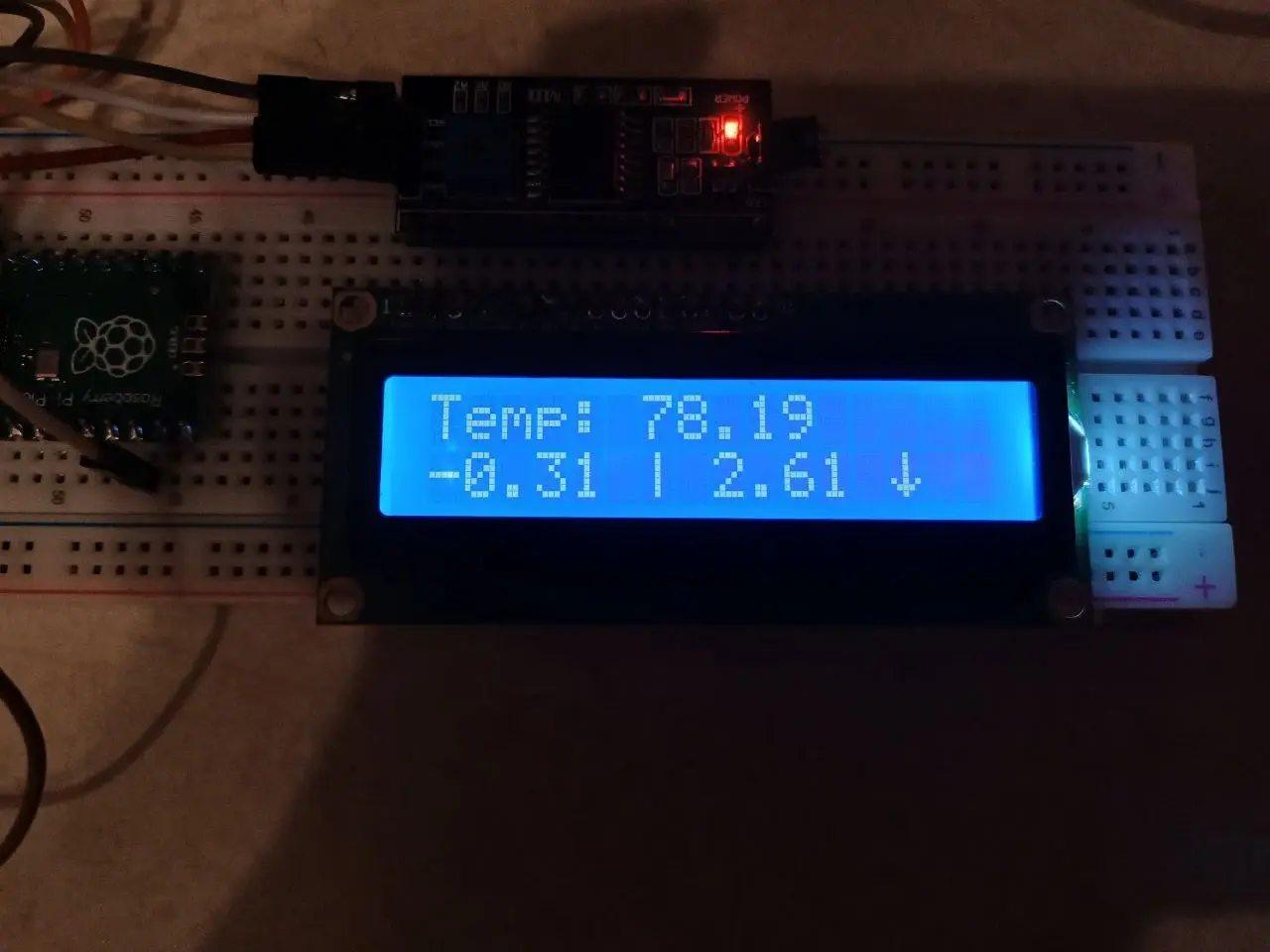 Pico Temperature Logger Screen Picture