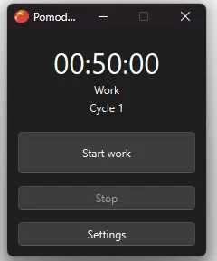 Pomodoro Screenshot
